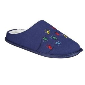 New Club Room Men’s Holiday Christmas Slippers Gifts Stocking Stuffer Warm Comfy